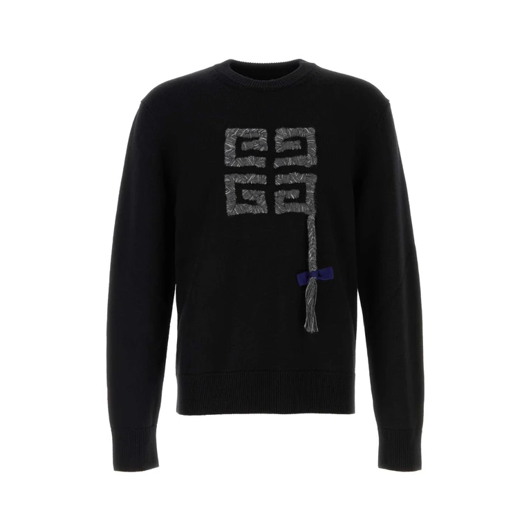 Givenchy Black Wool Sweater Exterior: Maglieria - Men