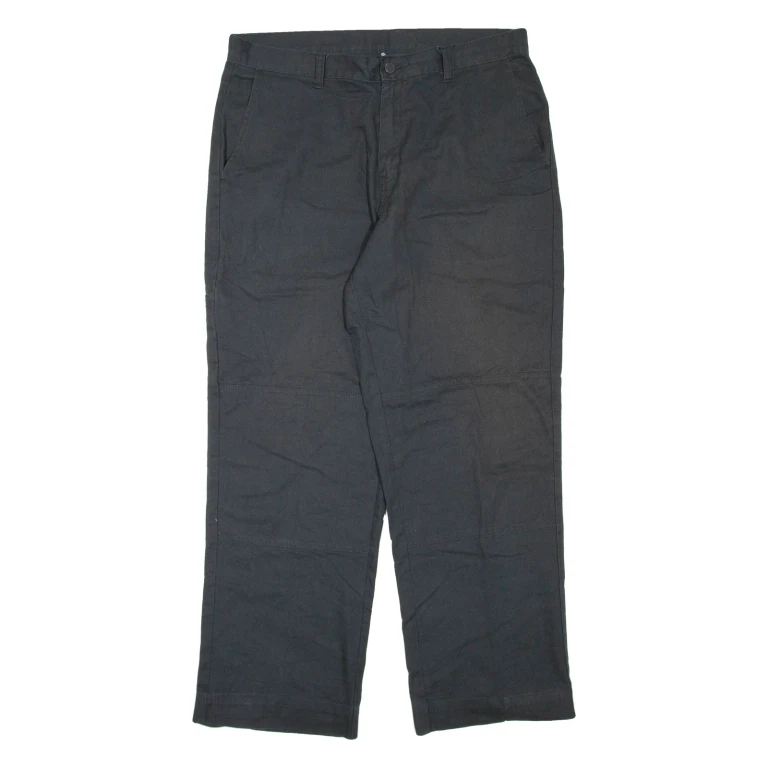 DICKIES Mens Trousers Black Regular Straight W36 L30