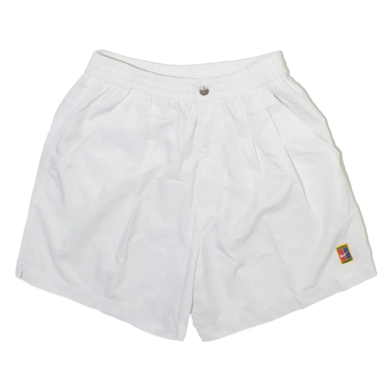 NIKE Womens Casual Shorts White Relaxed S W24