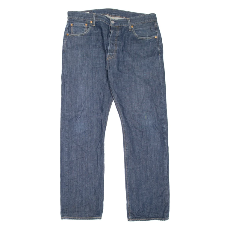 LEVI'S 501 BIG E Jeans Mens Blue Regular Straight W36 L32