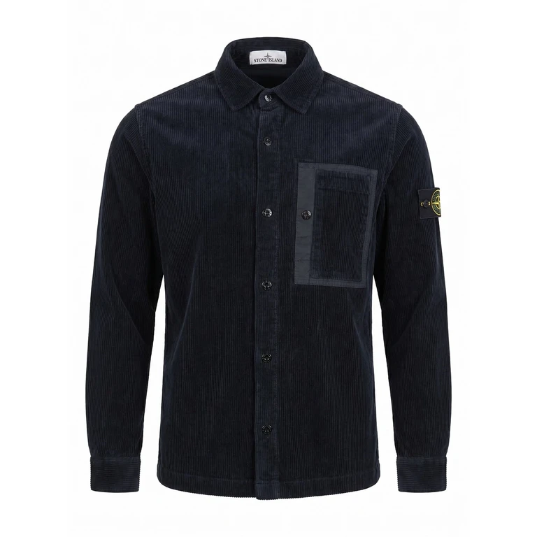 Stone Island Organic Cotton Corduroy Shirt