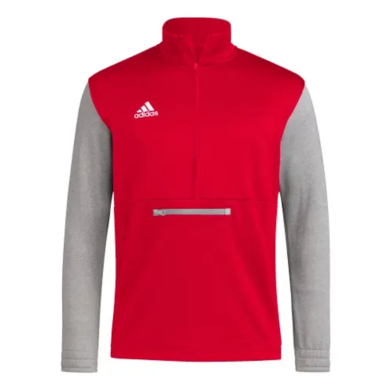 [hi3070] Mens adidas Team Issue Quarter-zip