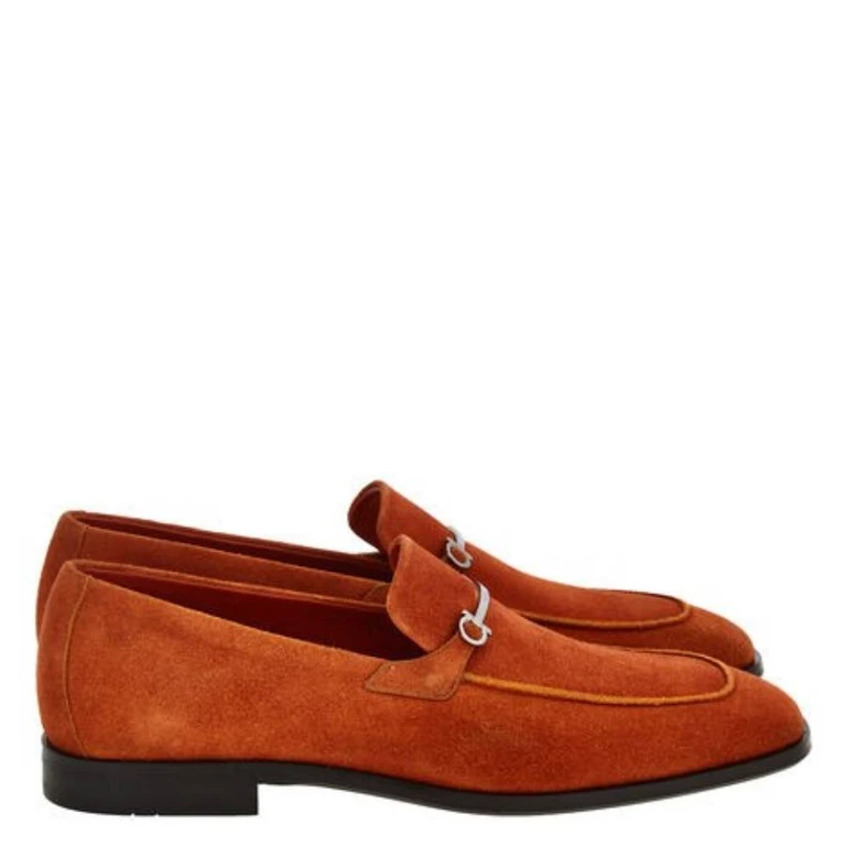 Ferragamo Fedro Gancini Ornament Moccasin, Size 9 E (023573 768859)