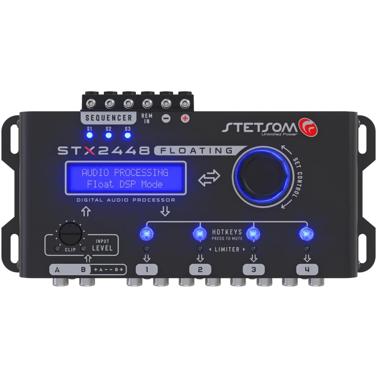 STX2448 Floating Pro Full Professional DSP, Digital Signal, Processor PRO, Crossover & Graphic Equalizer 15 Bands