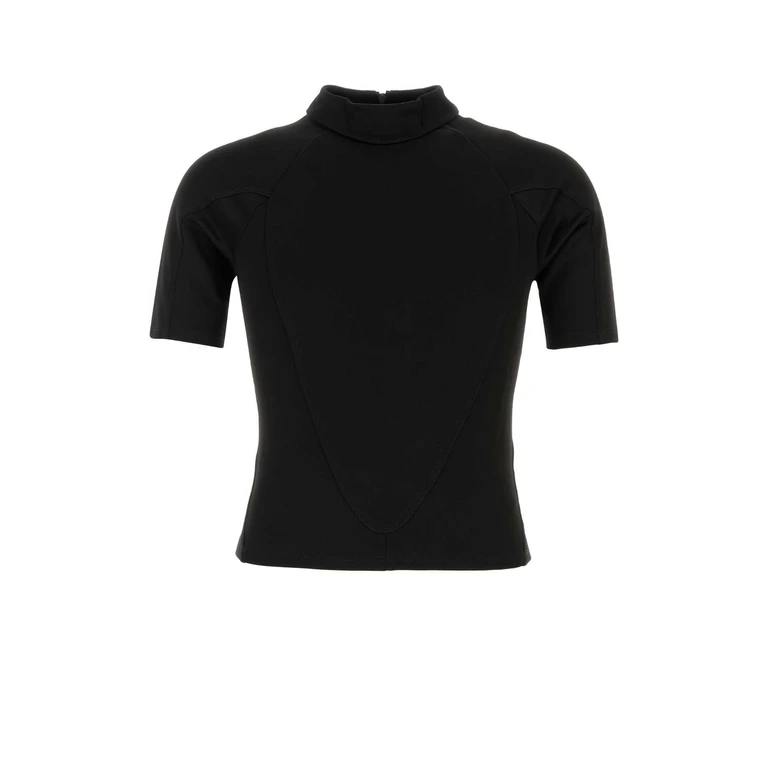 Gucci Black Tech Fabric T-Shirt Viscose Mix - Men