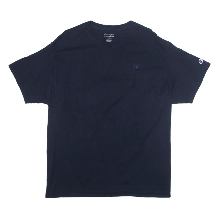 CHAMPION Mens T-Shirt Blue XL