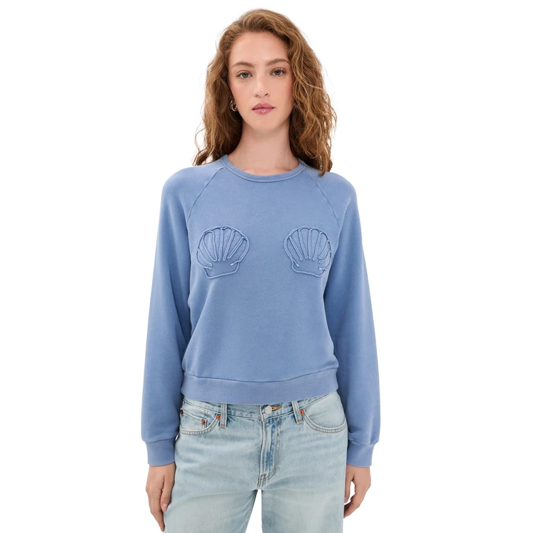 Marine Layer Cloud 9 Terry Sweatshirt Granada Sky M