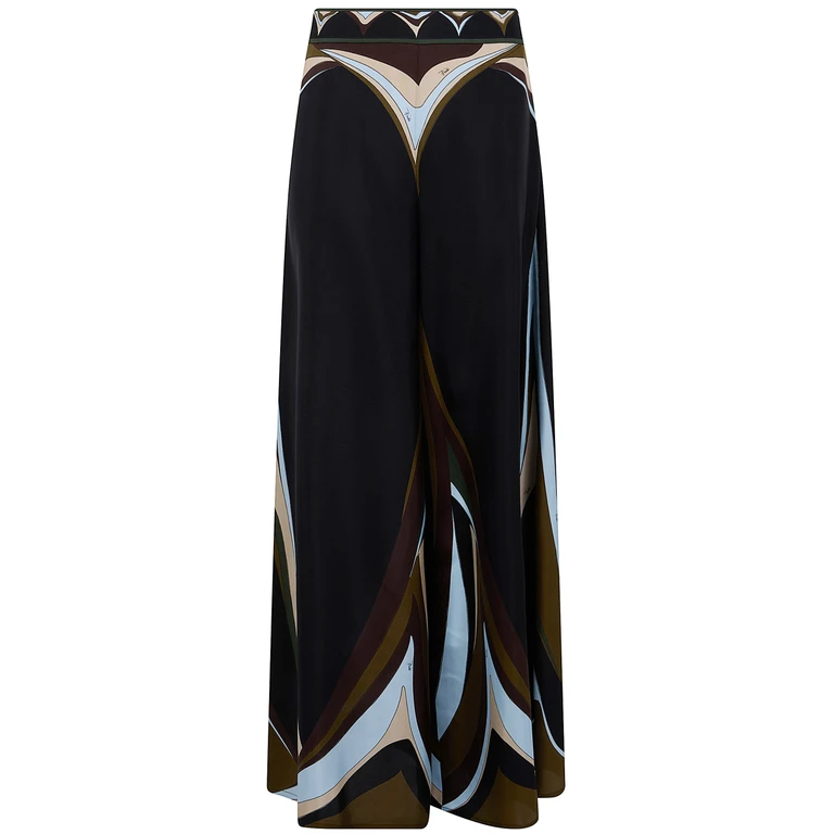 EMILIO PUCCI Pantaloni In Seta "Silk Twill Trousers"