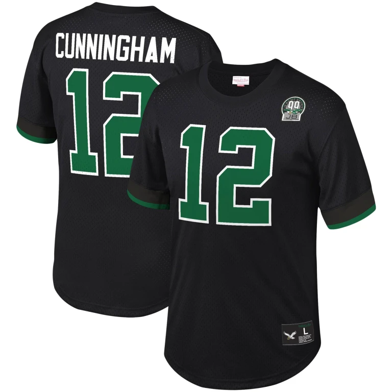 Men's NFL N & N Mesh Crewneck Eagles 1992 Randall Cunningham