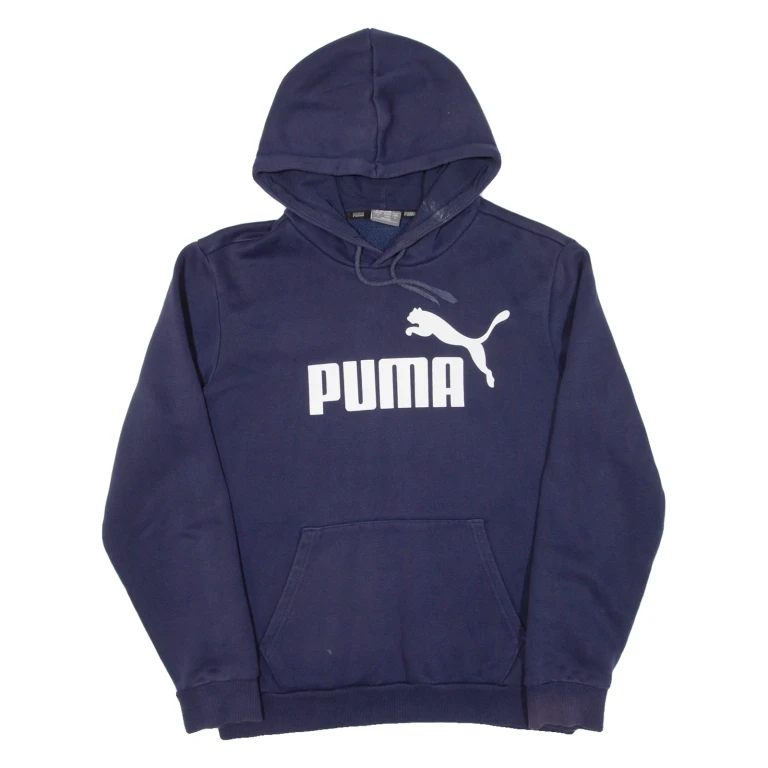 PUMA Mens Blue Hoodie S