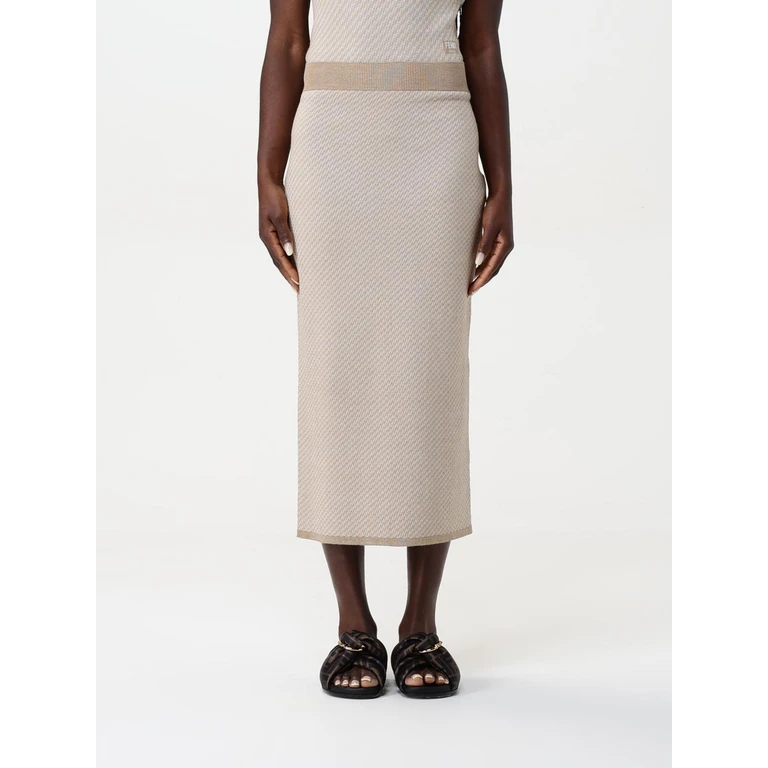 FENDI Skirt Woman color Beige (FZQ769ATPYF1RX9)