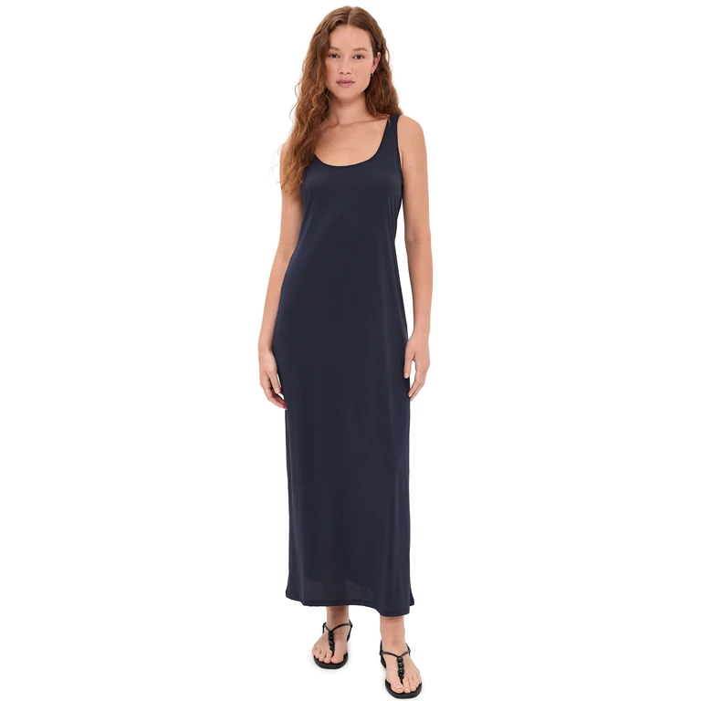 Milo Scoop Tank Dress Midnight L