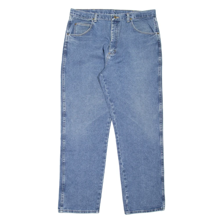 WRANGLER Mens Jeans Blue Regular Tapered W35 L32