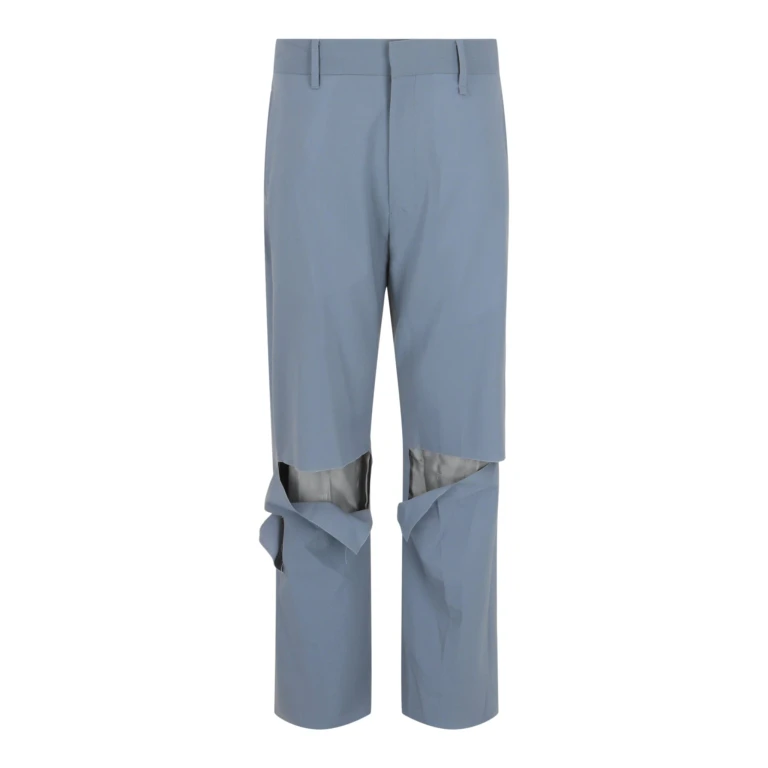 Destroyed Straight Fit Pants