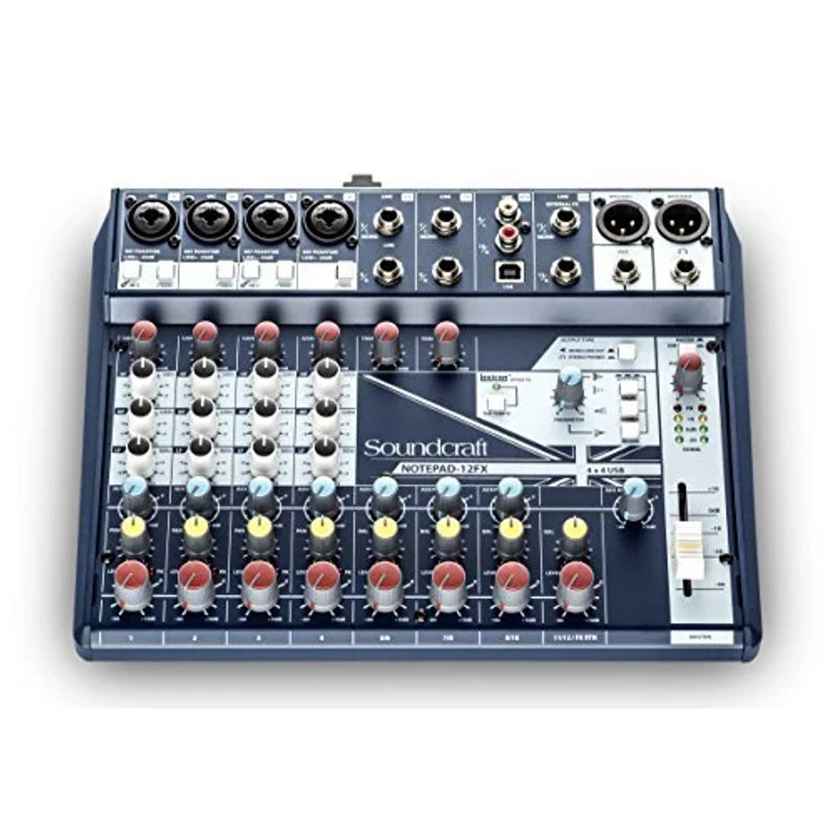 5085985US Notepad-12FX Mixer with Effects and USB