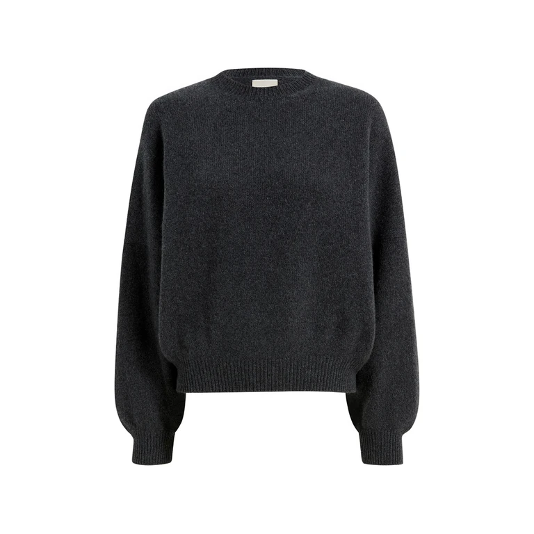 Khaite Margaux Sweater In Charcoal