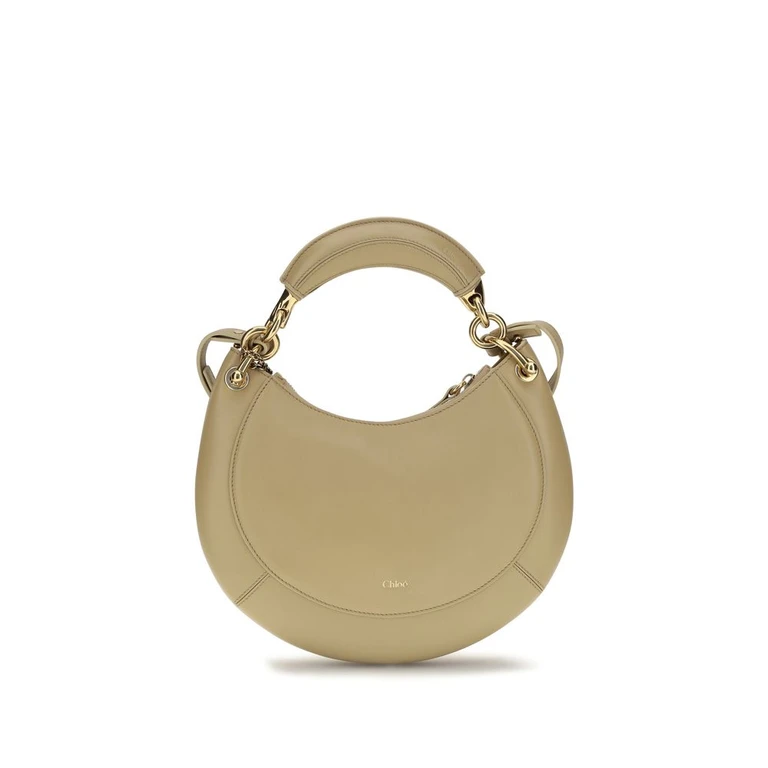Chloé Beige Calf Leather Bos Taurus Shoulder Bag - Women (CHCH26AS921S6024FBB)