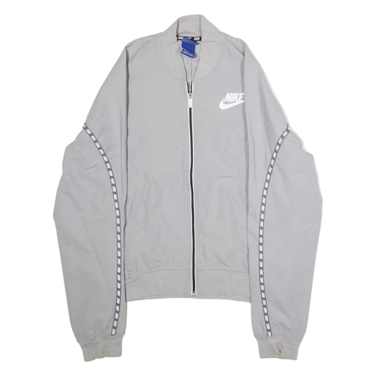 NIKE Mens Track Jacket Grey S