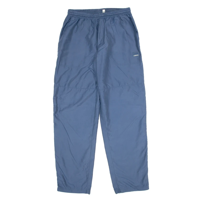 ADIDAS Womens Track Pants Blue Straight L W34 L32