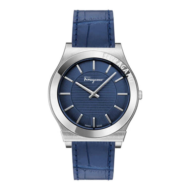 Gancini Leather Watch