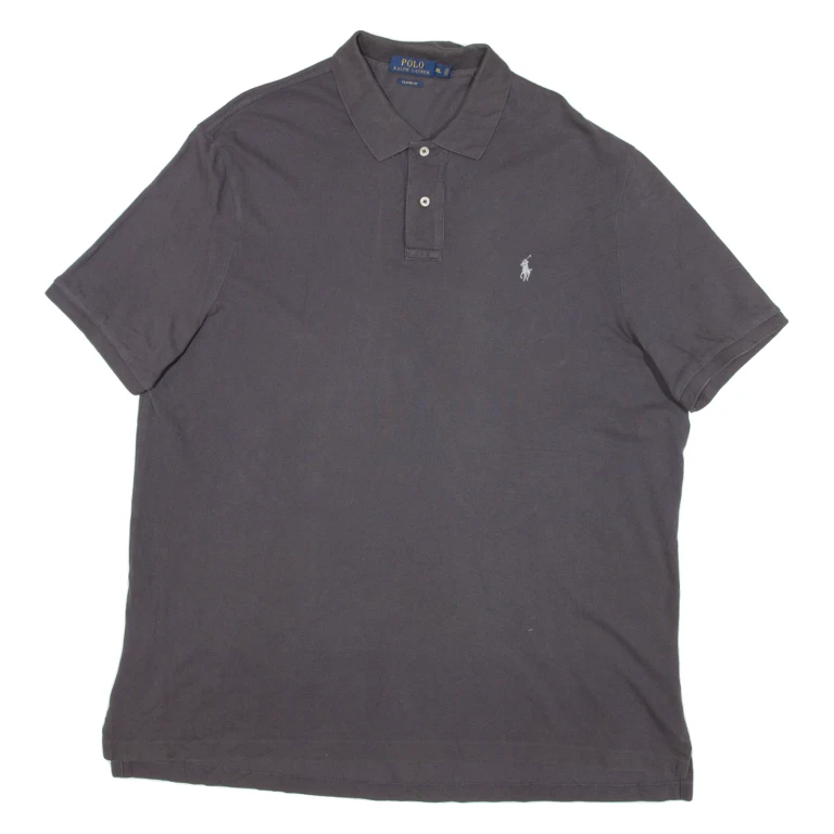 POLO RALPH LAUREN Mens Polo Shirt Grey XL