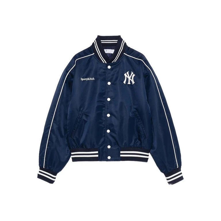 Sporty & Rich Bomber - Bleu (OW005610675BLDKNAW)