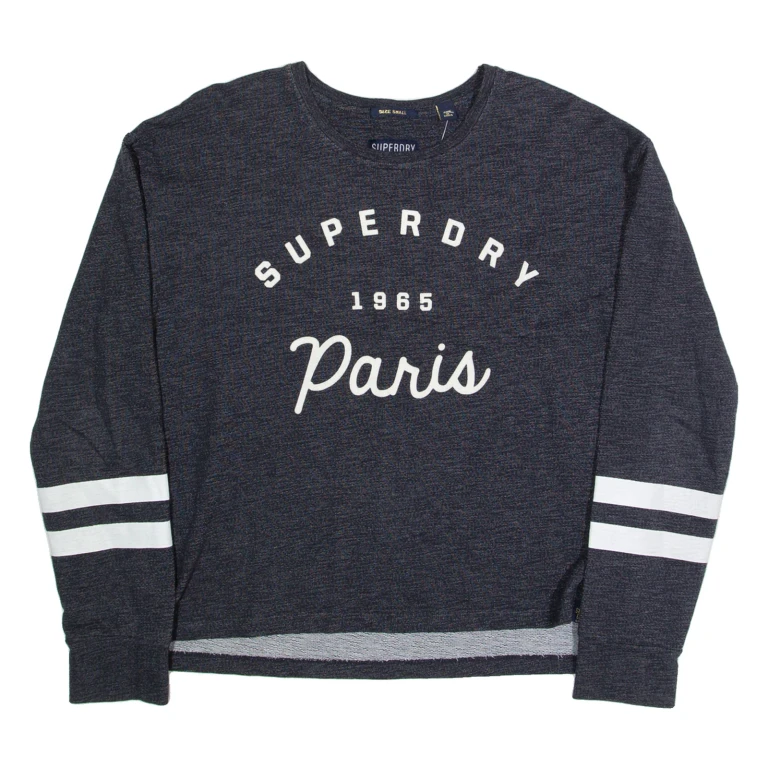 SUPERDRY Womens Sweatshirt Blue S