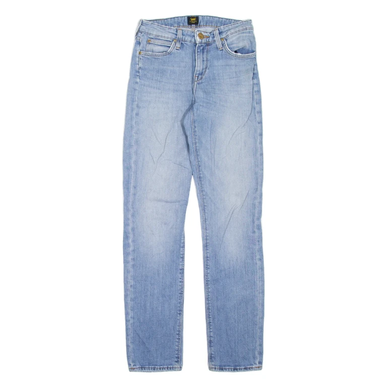 LEE Elly Womens Jeans Blue Slim Straight W24 L31