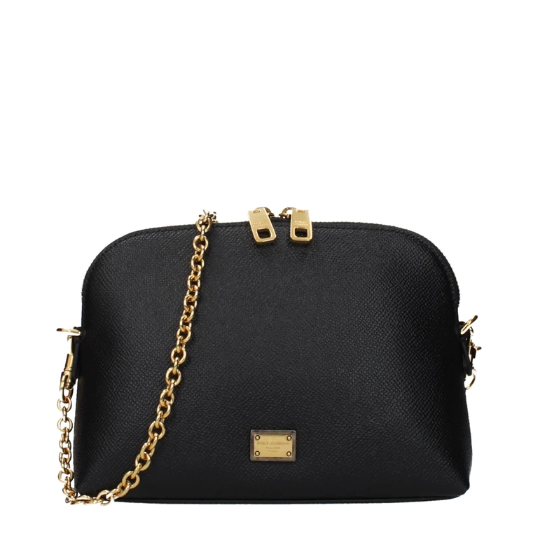Dolce & Gabbana Black Leather Shoulder Bag - Women
