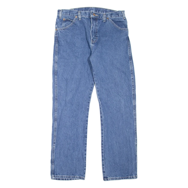 DICKIES Workwear Mens Jeans Blue Regular Straight W32 L30