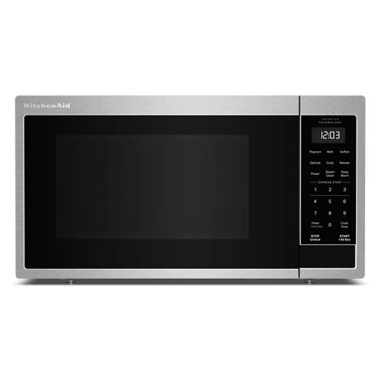 1.1 Cu Ft Countertop Microwave w/ Inverter Technology in Steel