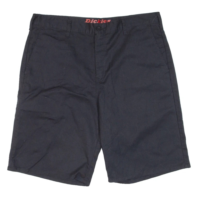 DICKIES Mens Workwear Shorts Black Relaxed L W36