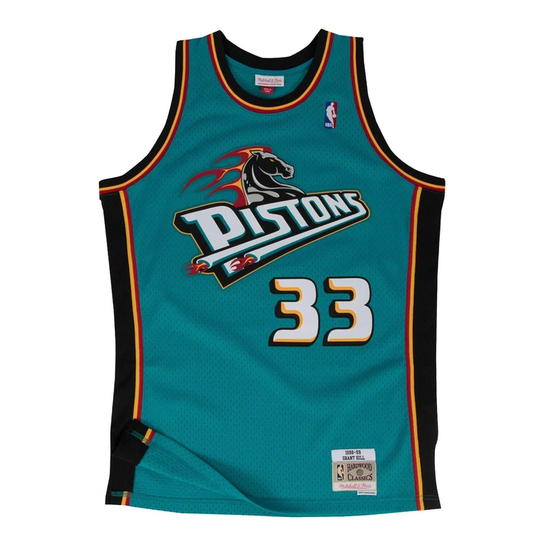 Men's NBA Swingman Road Jersey Pistons 88 Grant Hill