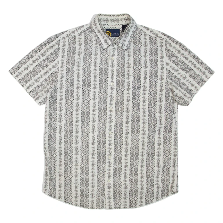 NAUTICA Mens Shirt Grey L