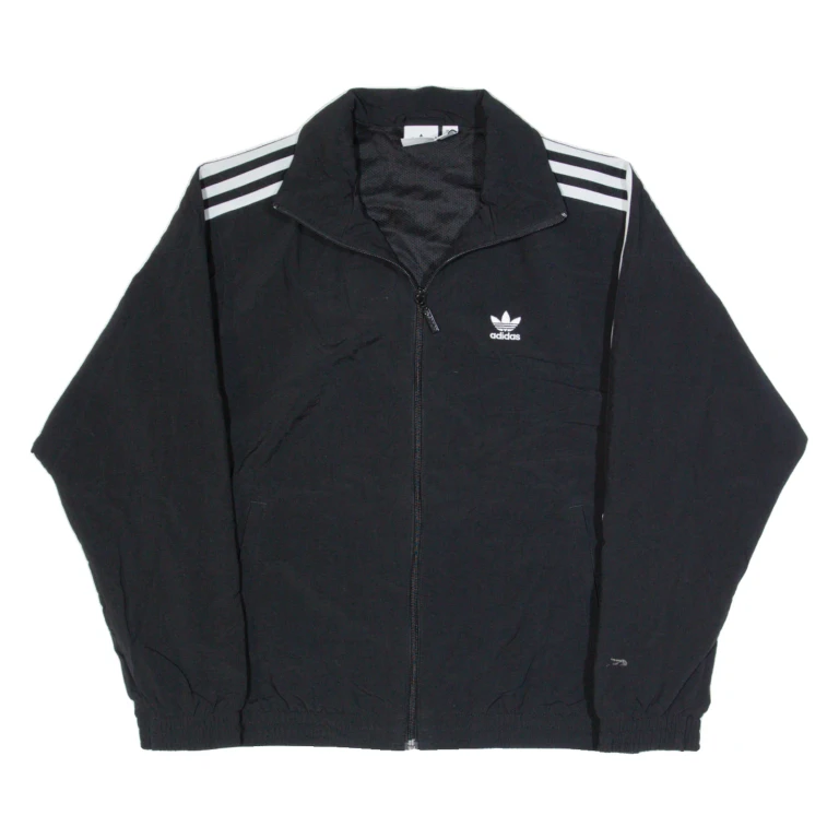 ADIDAS Womens Track Jacket Black UK 6