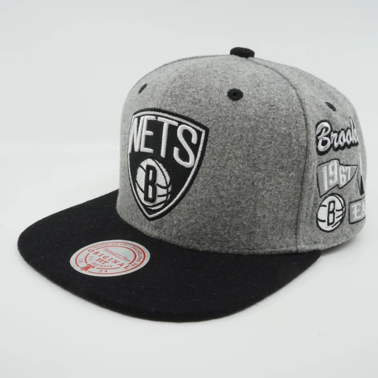 Men's NBA Melton Patch Snapback Nets Snapback Caps
