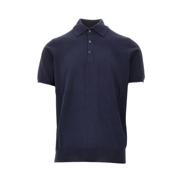 Brunello Cucinelli Herren-Poloshirt aus Baumwolle