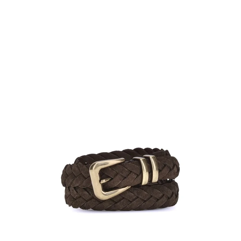 Brown Calf Leather Bos Taurus Belt - Men