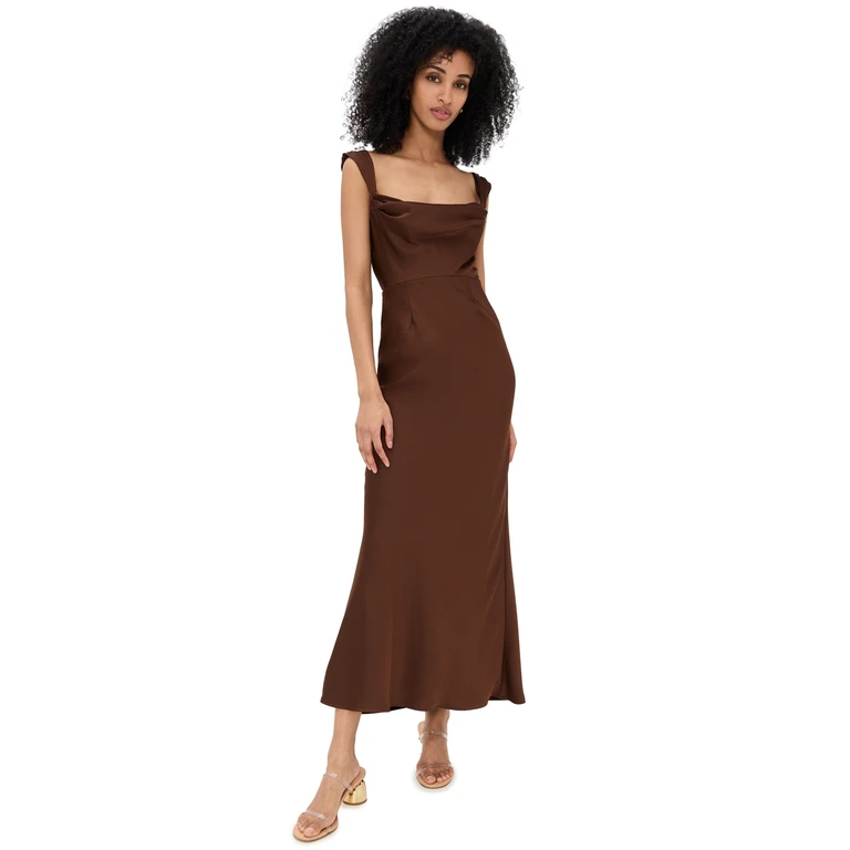 Runaway the Label Margot Maxi Dress Baby Pink M