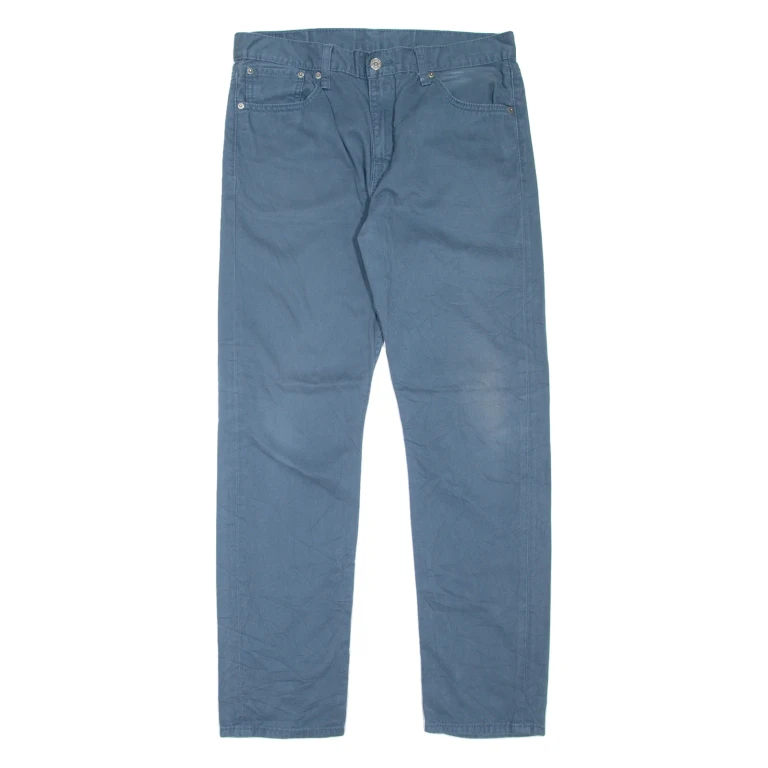 LEVI'S 508 Mens Trousers Blue Regular Tapered W33 L32
