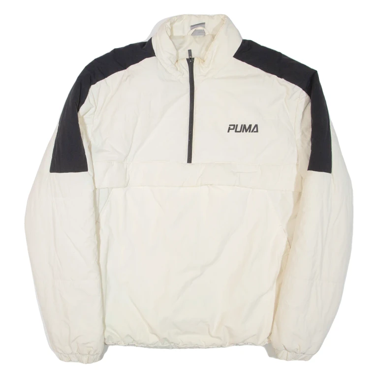 PUMA Womens Pullover Jacket Cream L
