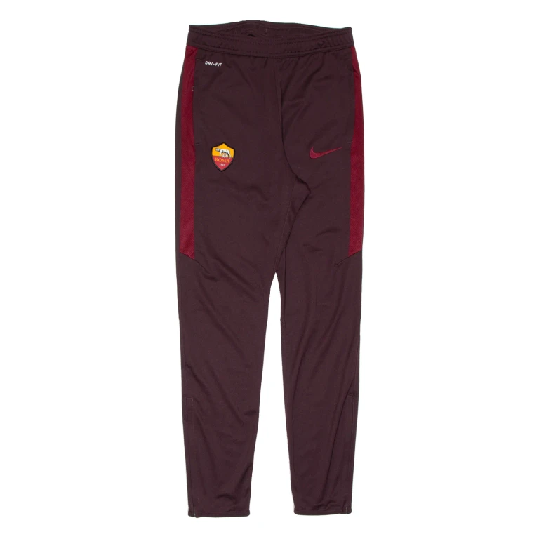 NIKE Mens Track Pants Maroon Tapered S W27 L28