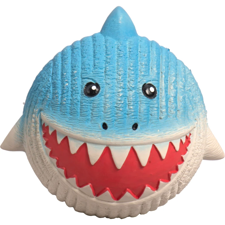 Finn the Shark Ruff-Tex Latex Ball Dog Toy, Large