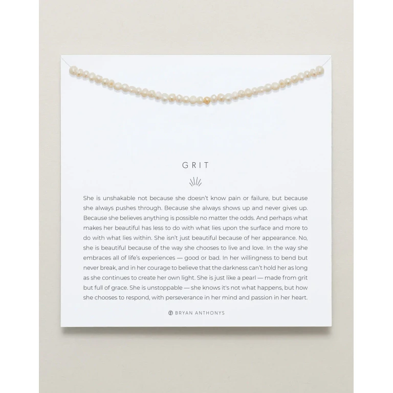 Grit Seed Pearl Anklet