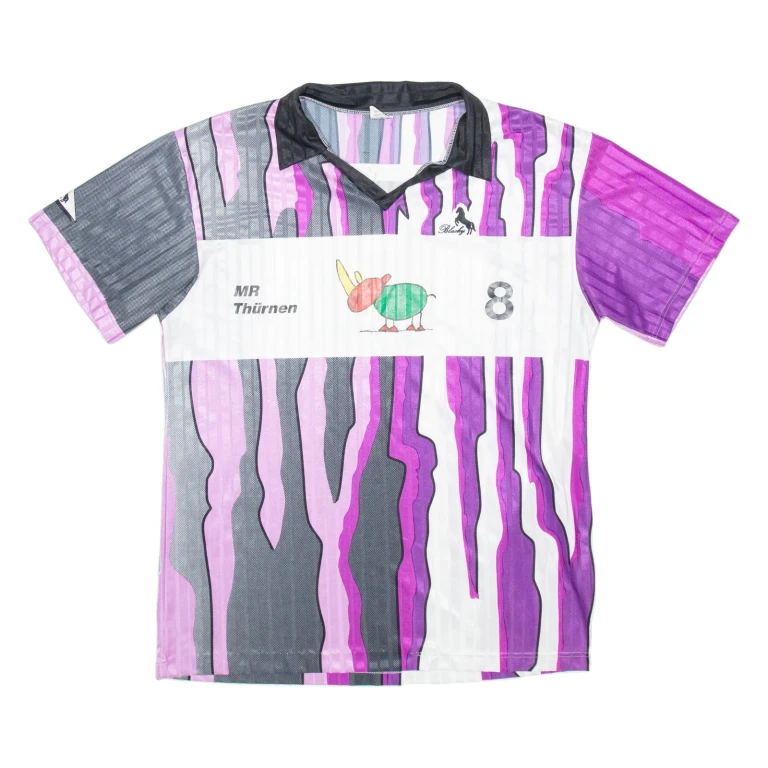 BLACKY MR THURNEN 8 Mens Jersey Purple Collared XXS