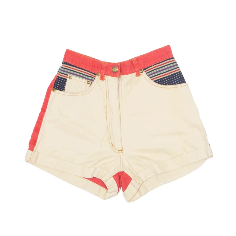 Casual Shorts Beige Regular Womens XS W24