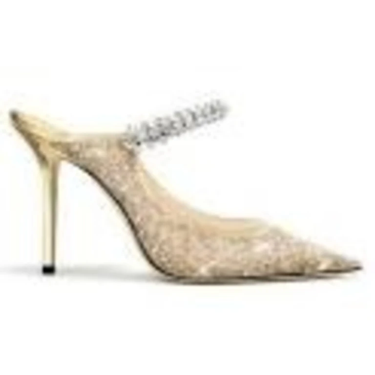Bing 100 Coarse Glitter Mules, Brand Size 34.5 ( US Size 4.5 )