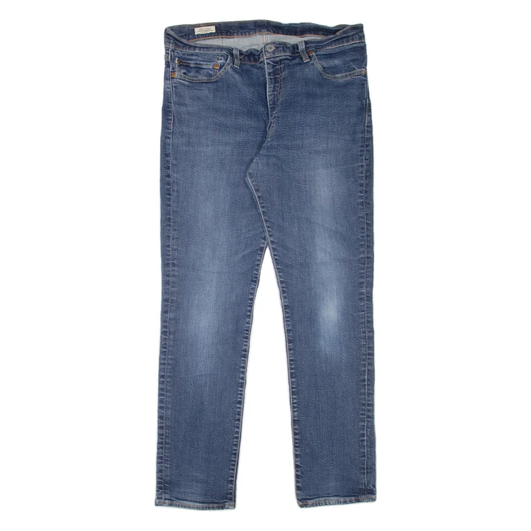 LEVI'S 511 BIG E Jeans Mens Blue Slim Straight Stonewash W32 L32