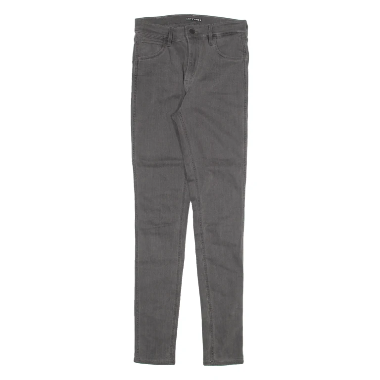 LEVI'S Line 8 Womens Jeans Grey Slim Skinny W26 L32