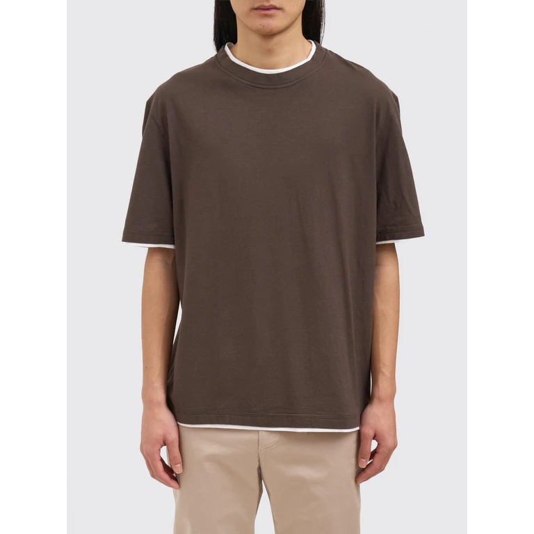 T-Shirt Men color Brown (F0714169U211)
